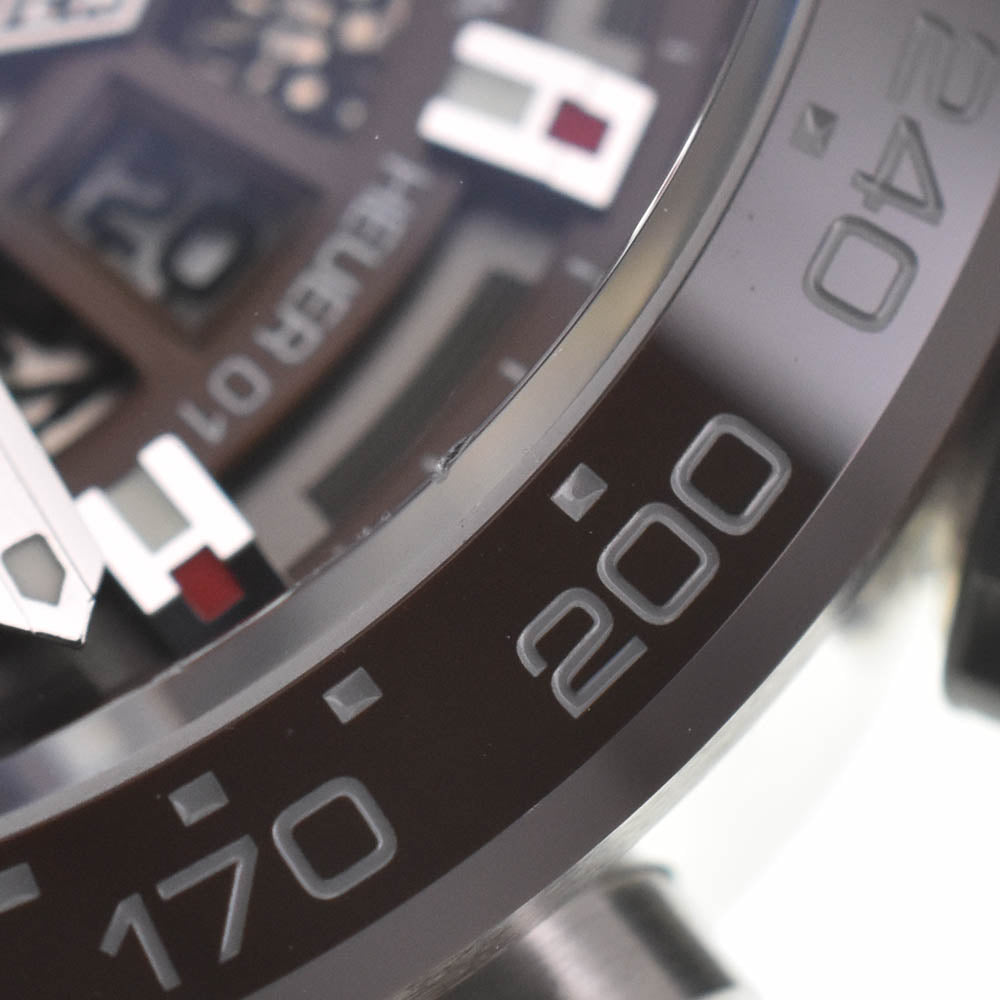with paper TAG HEUER Carrera CAR201U.BA0766 Caliber Heuer 01 Brown / skeleton Dial Automatic Men's
 Watch J#137644