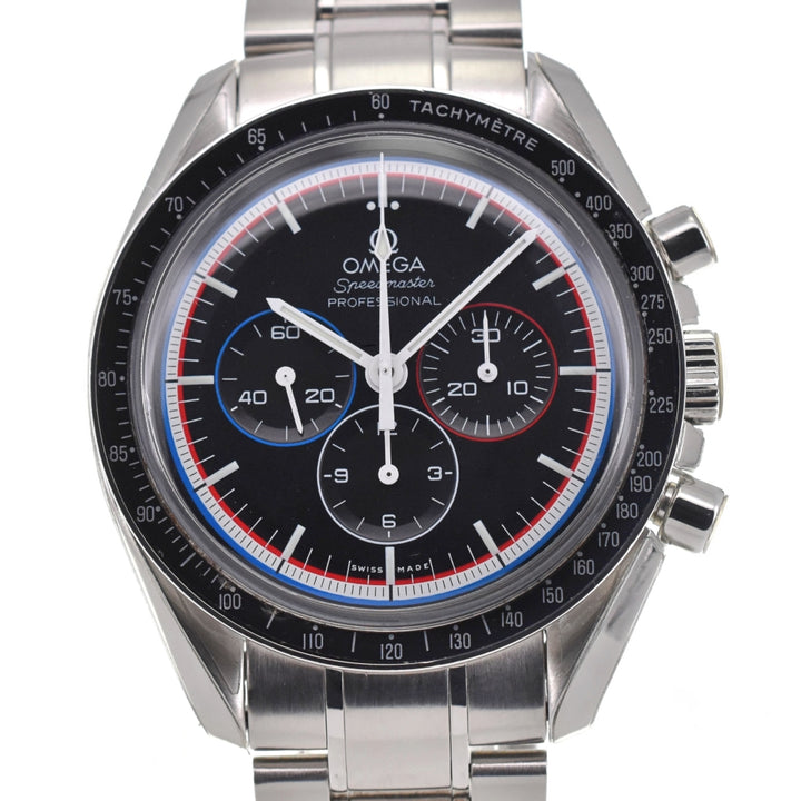 with paper OMEGA Speedmaster Professional 311.30.42.30.01.003 Chronograph black Dial Hand Winding Men's
 Watch M#137650