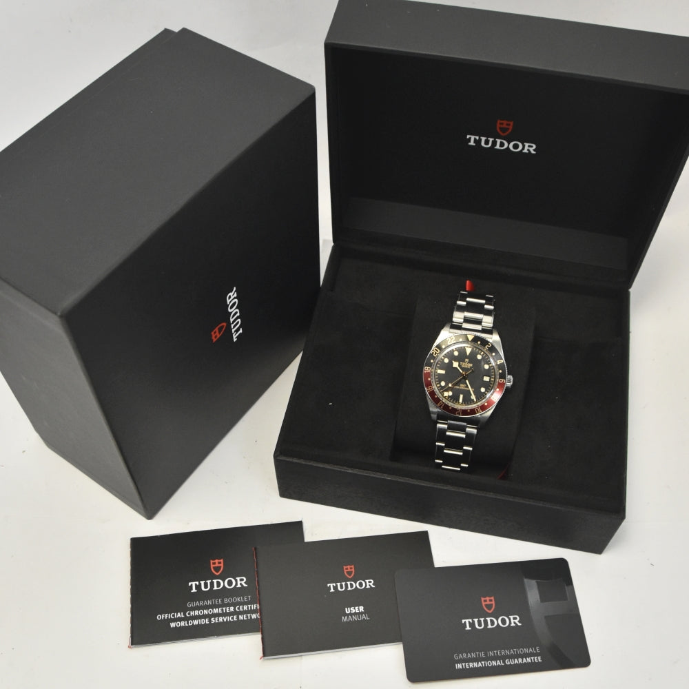 with paper TUDOR Black Bay 58 GMT 7939G1A0NRU Date black Dial Automatic Men's
 Watch N#137661