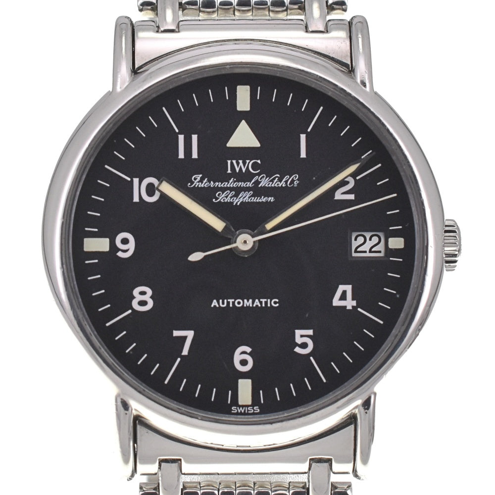 IWC SCHAFFHAUSEN Portofino Date IW351315 vintage black Dial Automatic Boy's
 Watch M#137667