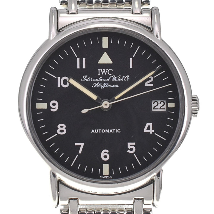 IWC SCHAFFHAUSEN Portofino Date IW351315 vintage black Dial Automatic Boy's
 Watch M#137667