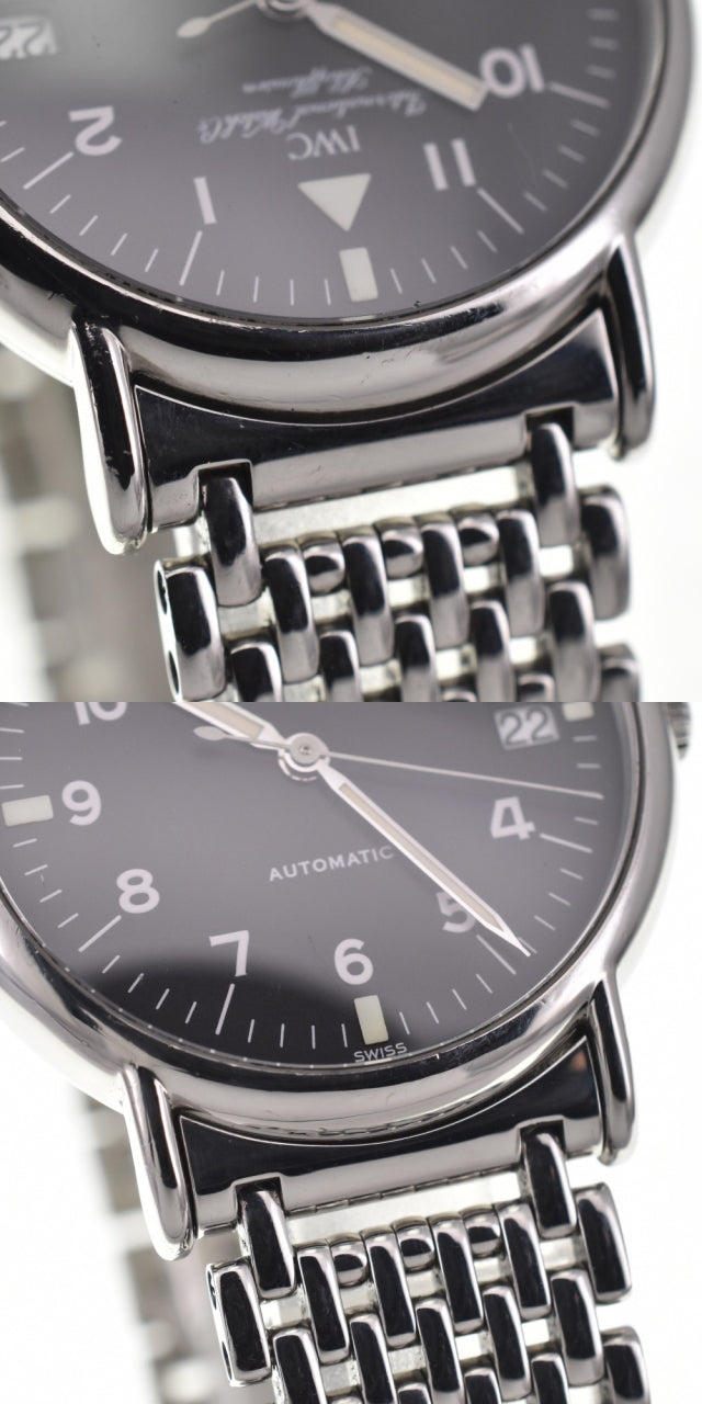 IWC SCHAFFHAUSEN Portofino Date IW351315 vintage black Dial Automatic Boy's
 Watch M#137667