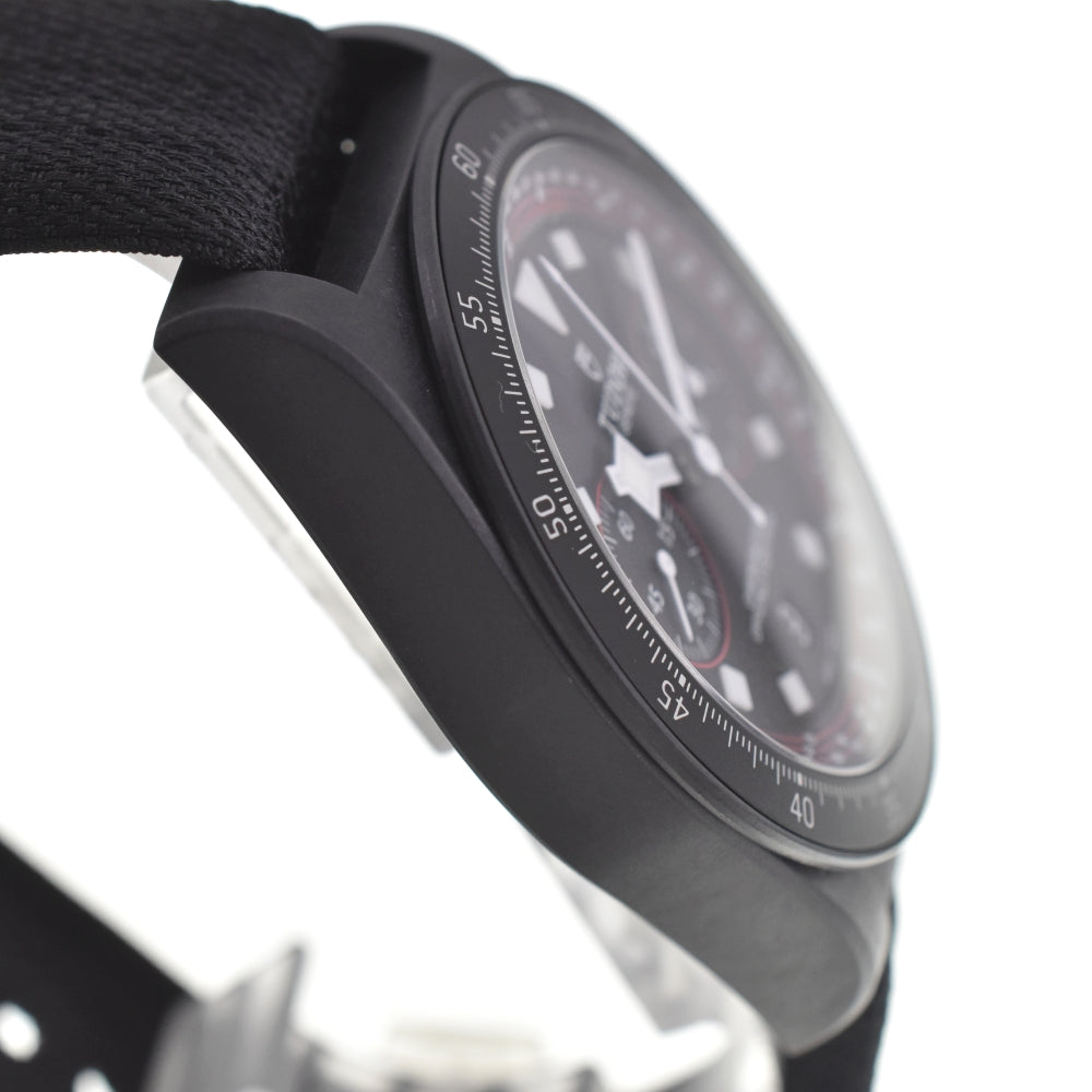 with paper TUDOR Pelagos FXD 25827KN Chronograph black Dial Automatic Men's
 Watch L#137668