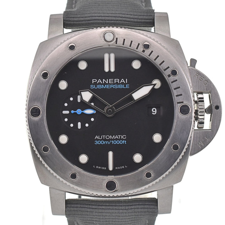 with paper PANERAI Submersible PAM01229 Small second date black Dial Automatic Men's
 Watch M#137688