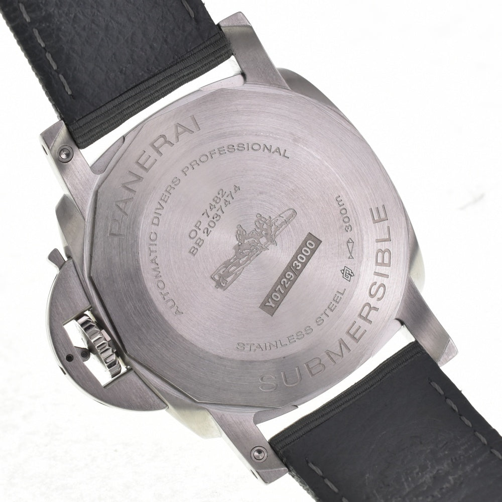 with paper PANERAI Submersible PAM01229 Small second date black Dial Automatic Men's
 Watch M#137688