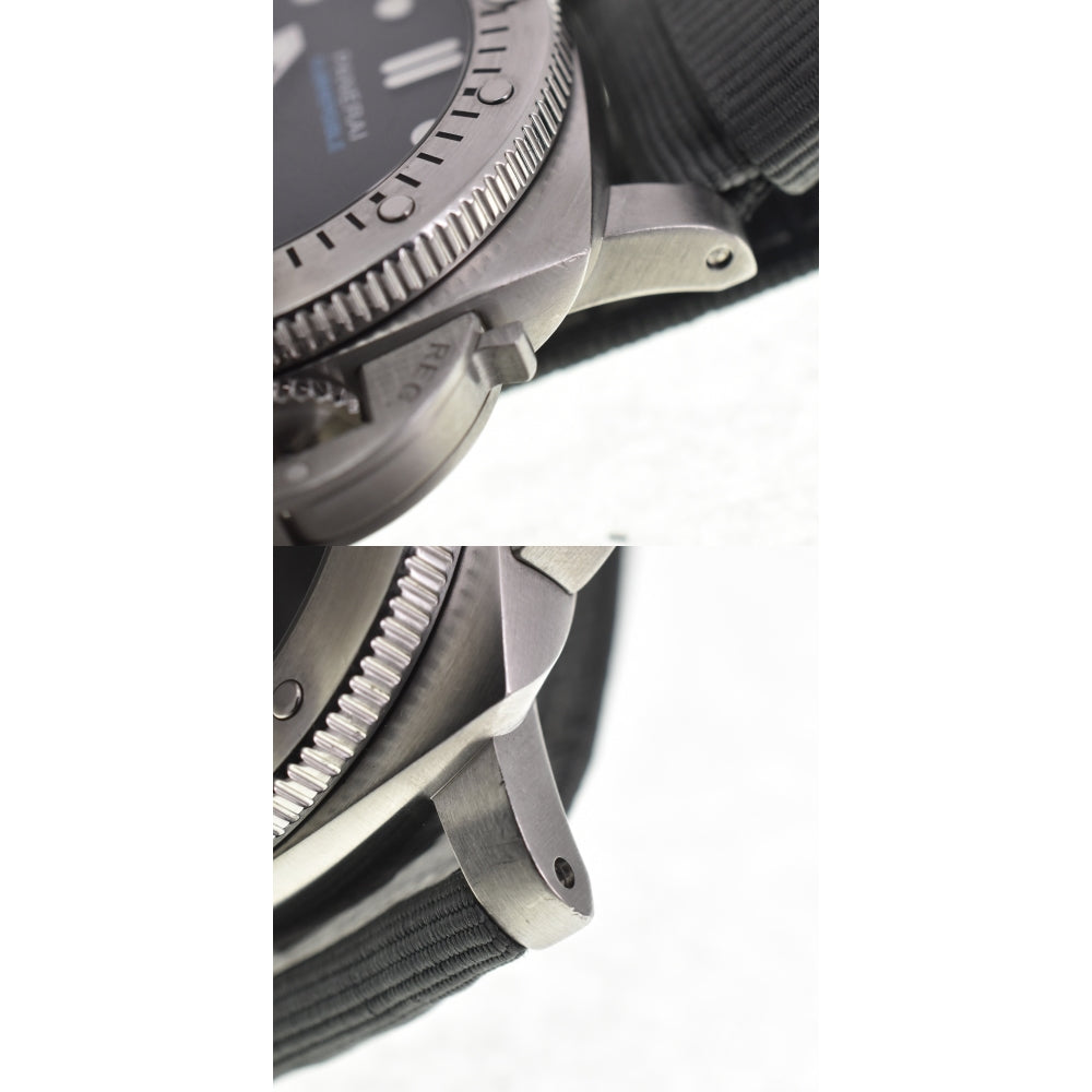 with paper PANERAI Submersible PAM01229 Small second date black Dial Automatic Men's
 Watch M#137688