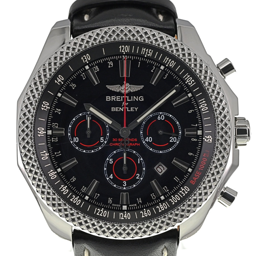 with paper BREITLING Bentley Vernate A25368 Chronograph black Dial Automatic Men's
 Watch M#137693