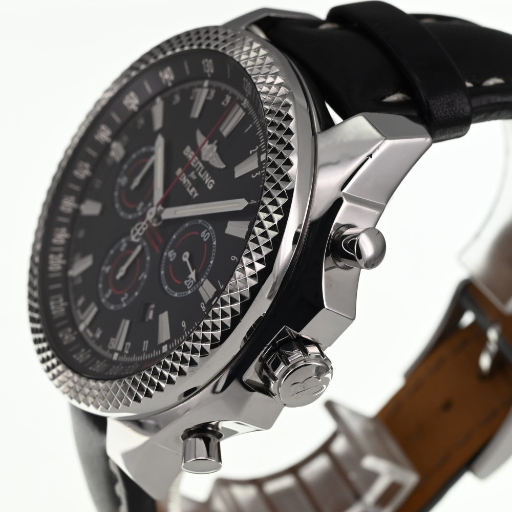 with paper BREITLING Bentley Vernate A25368 Chronograph black Dial Automatic Men's
 Watch M#137693