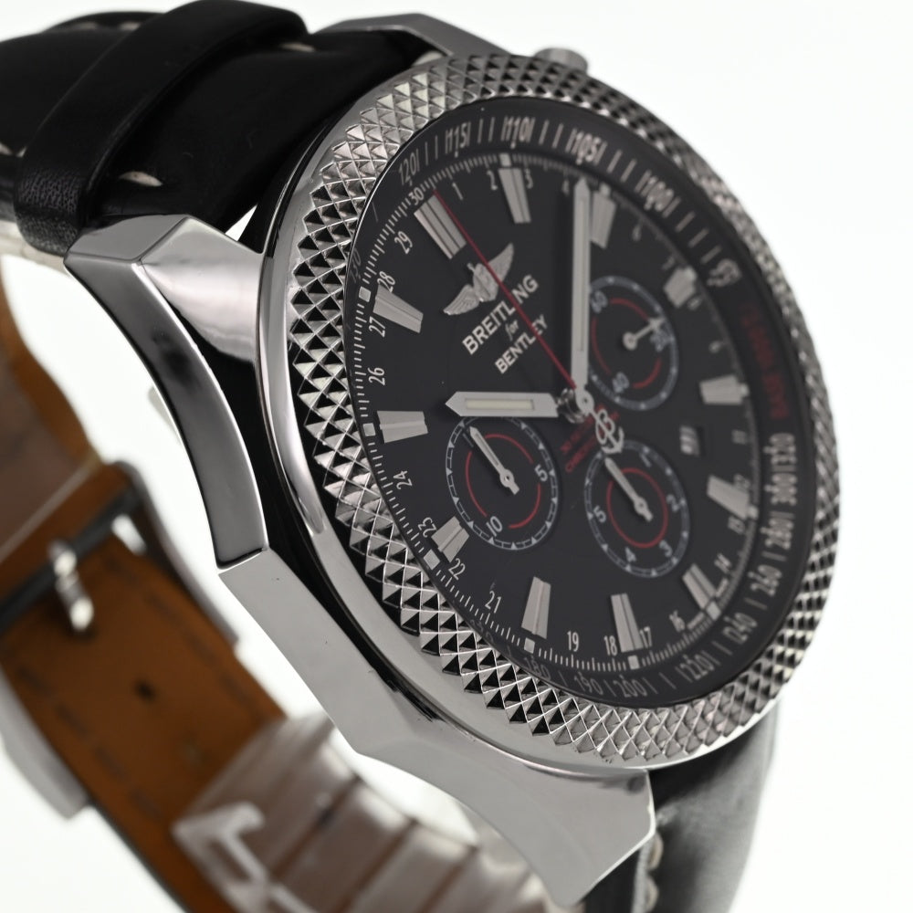 with paper BREITLING Bentley Vernate A25368 Chronograph black Dial Automatic Men's
 Watch M#137693