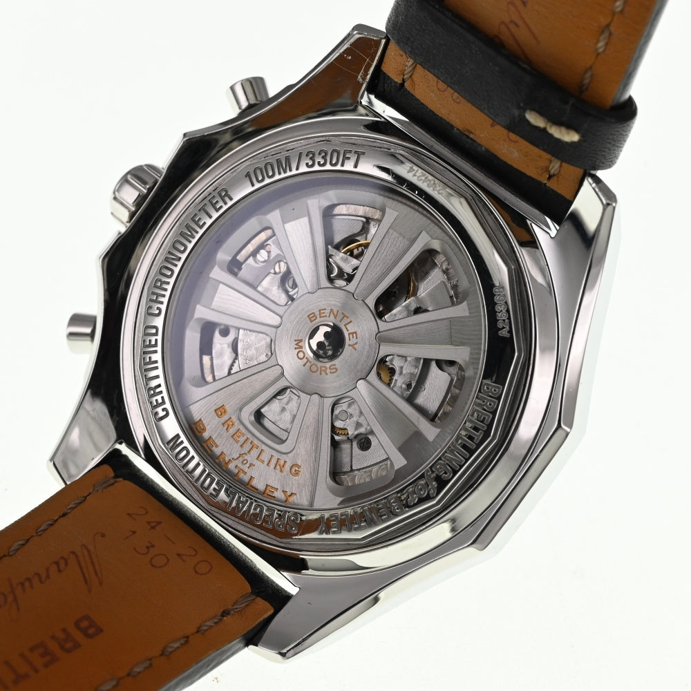 with paper BREITLING Bentley Vernate A25368 Chronograph black Dial Automatic Men's
 Watch M#137693