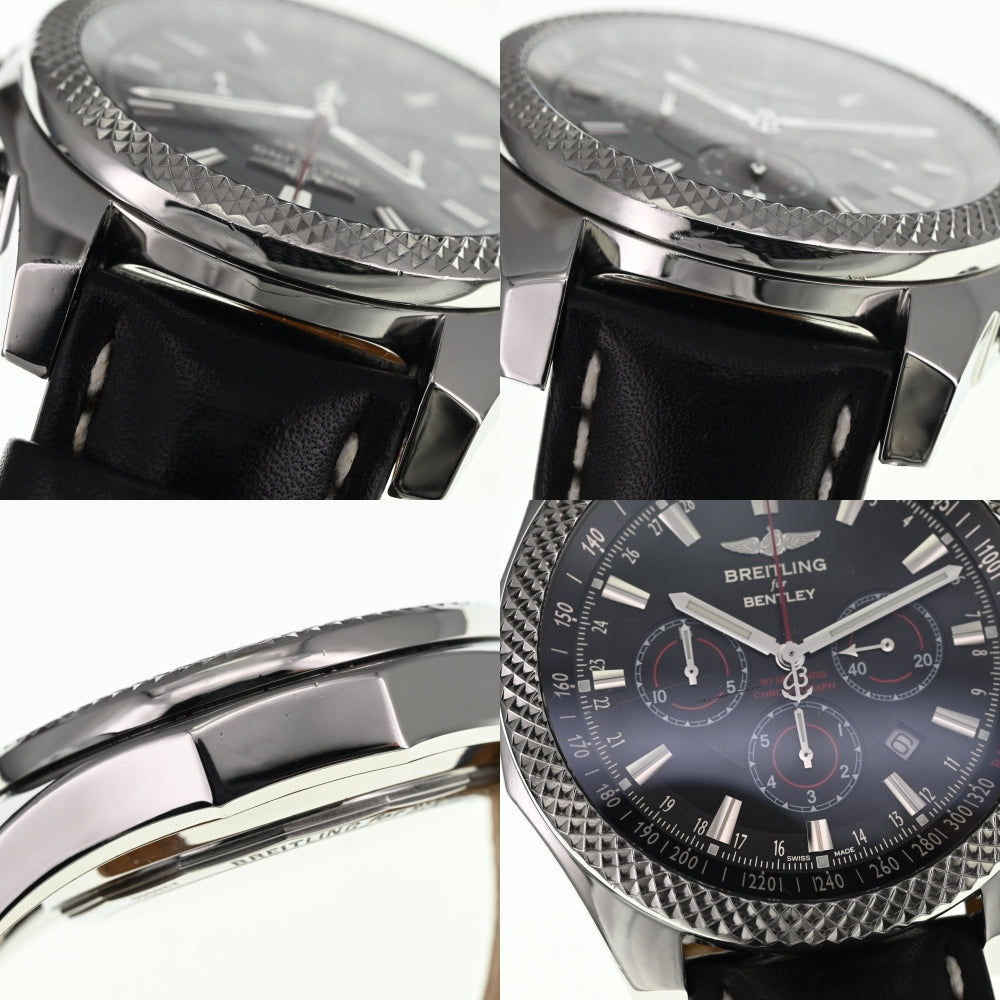 with paper BREITLING Bentley Vernate A25368 Chronograph black Dial Automatic Men's
 Watch M#137693