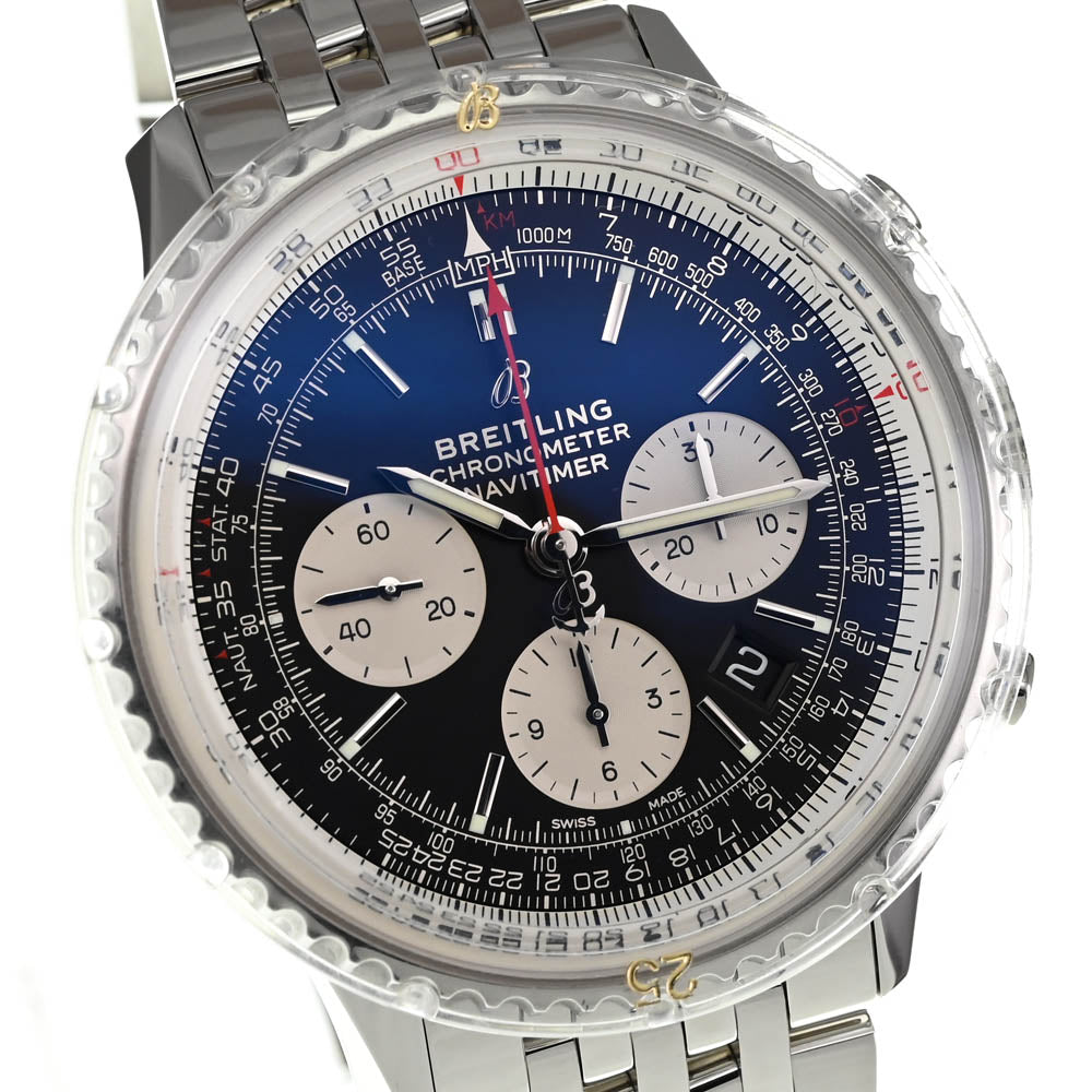 BREITLING Navitimer 01 AB0121 Chronograph Date Black / Silver Dial Automatic Men's
 Watch O#137701