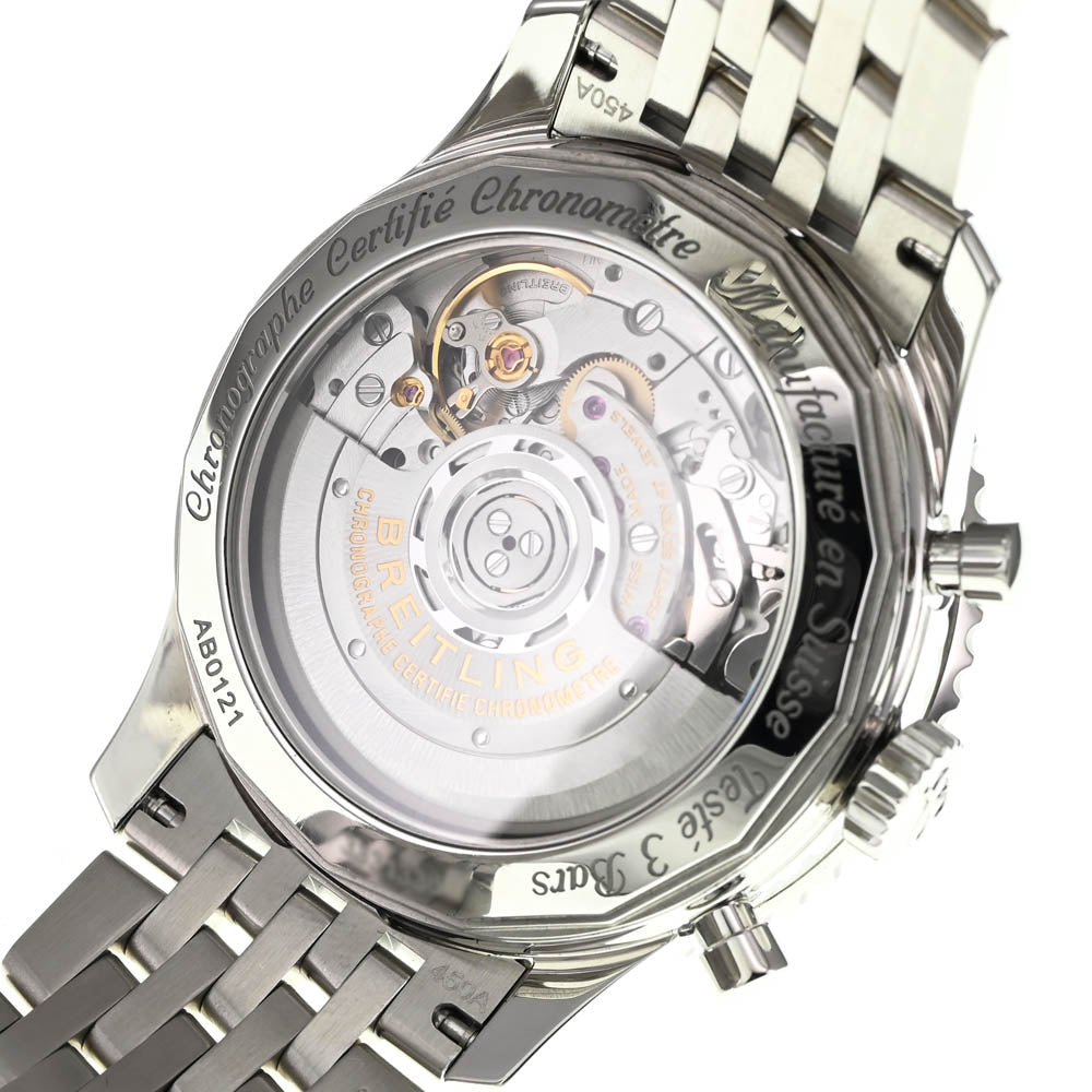 BREITLING Navitimer 01 AB0121 Chronograph Date Black / Silver Dial Automatic Men's
 Watch O#137701