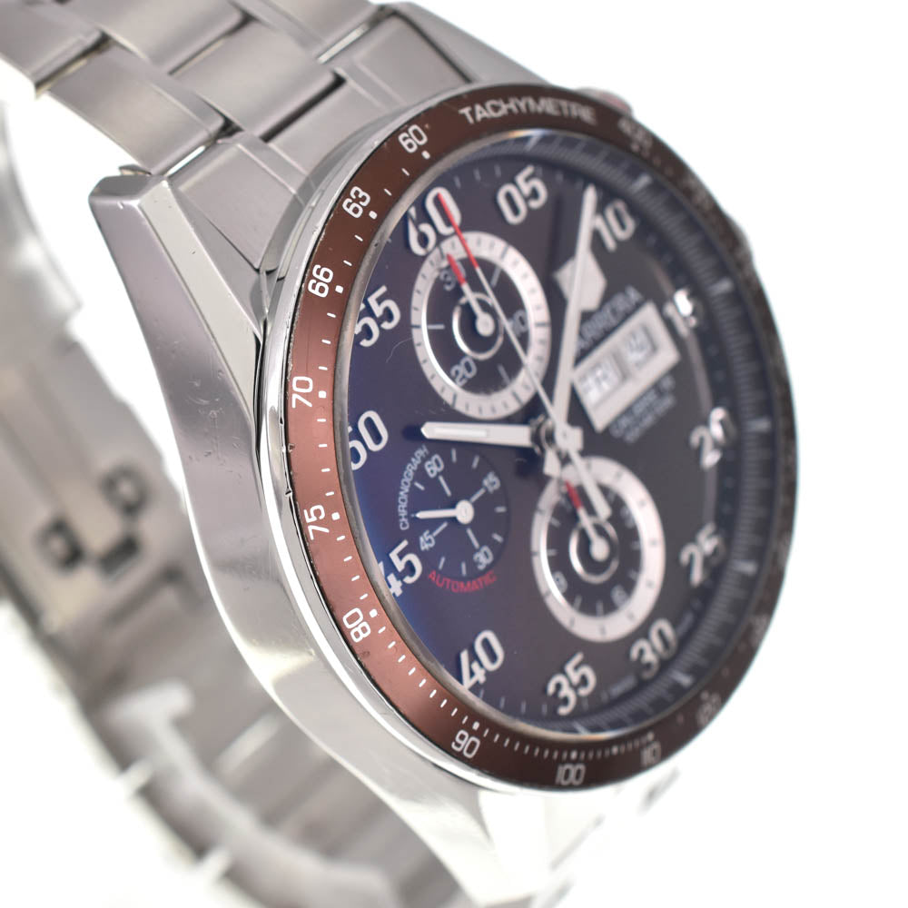 TAG HEUER Carrera CV2A12.BA0796 Chronograph day date Brown Dial Automatic Men's
 Watch N#137718