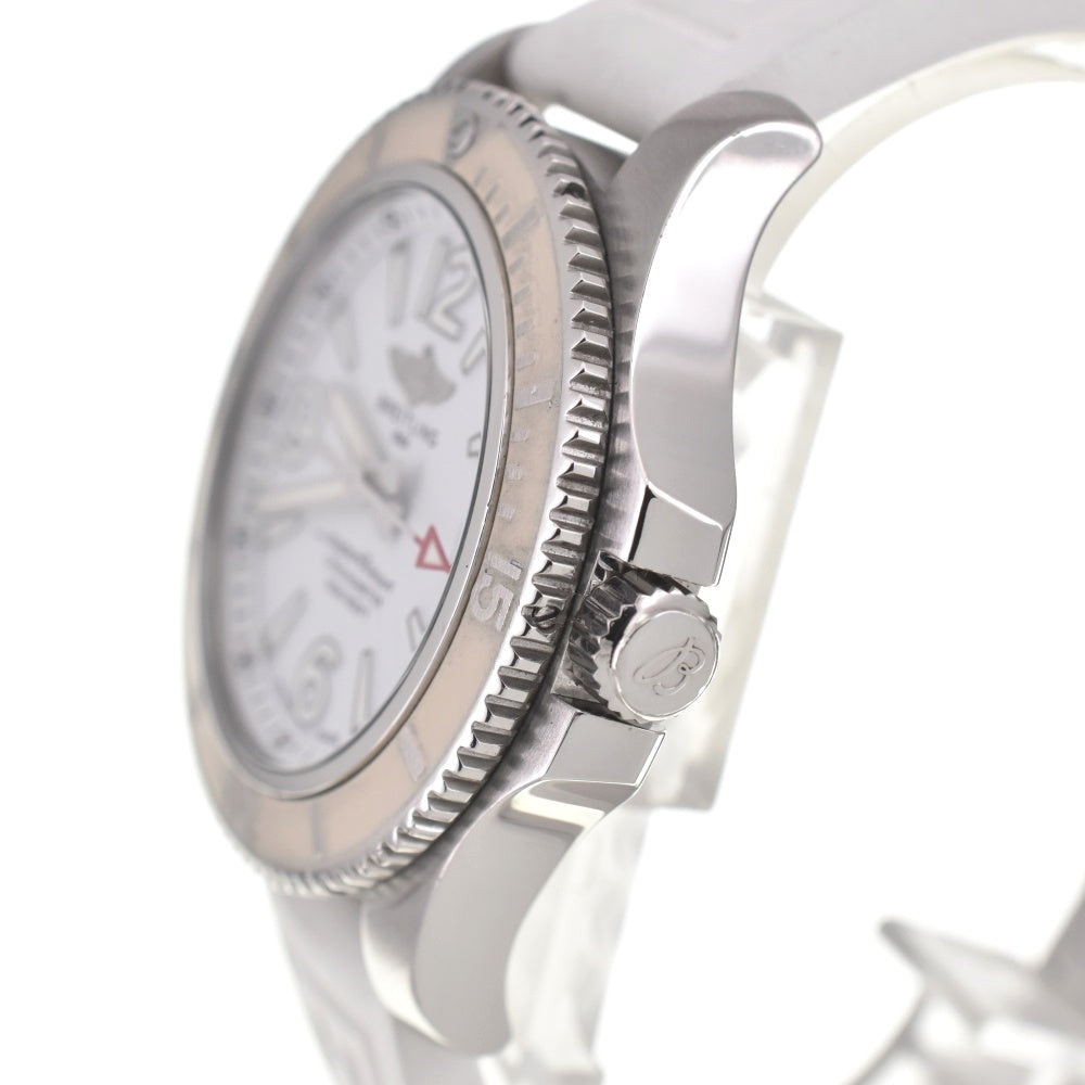 with paper BREITLING Super Ocean 42 A17366 Japan edition white Dial Automatic Men's
 Watch M#137764