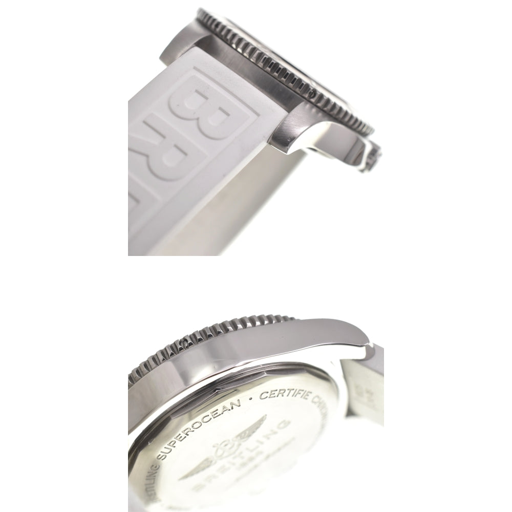 with paper BREITLING Super Ocean 42 A17366 Japan edition white Dial Automatic Men's
 Watch M#137764