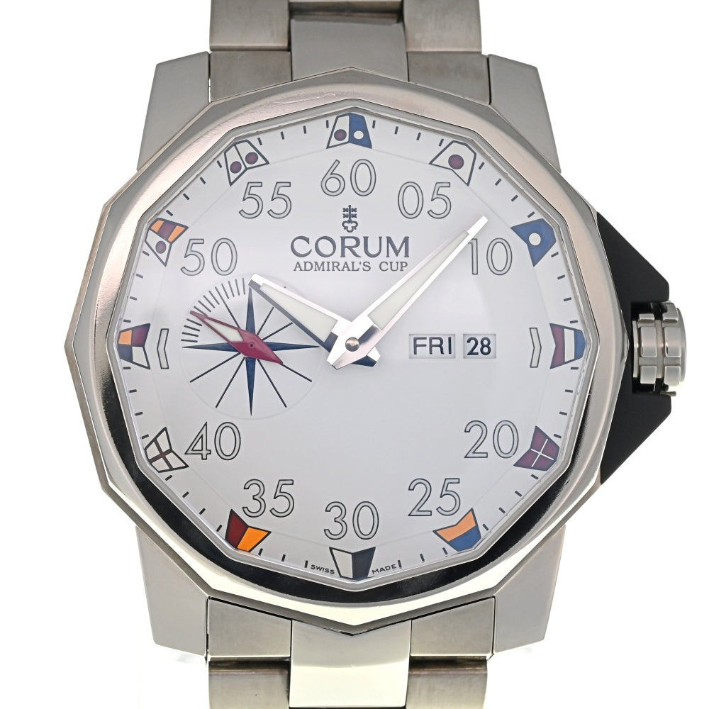CORUM Admiral's Cup Convention 947.931.04/V700 AA12 white Dial Automatic Men's
 Watch O#137774