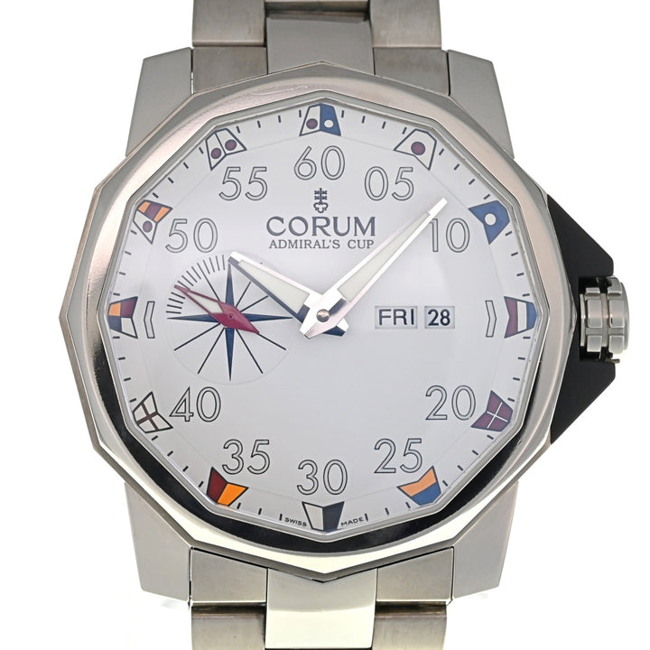 CORUM Admiral's Cup Convention 947.931.04/V700 AA12 white Dial Automatic Men's
 Watch O#137774