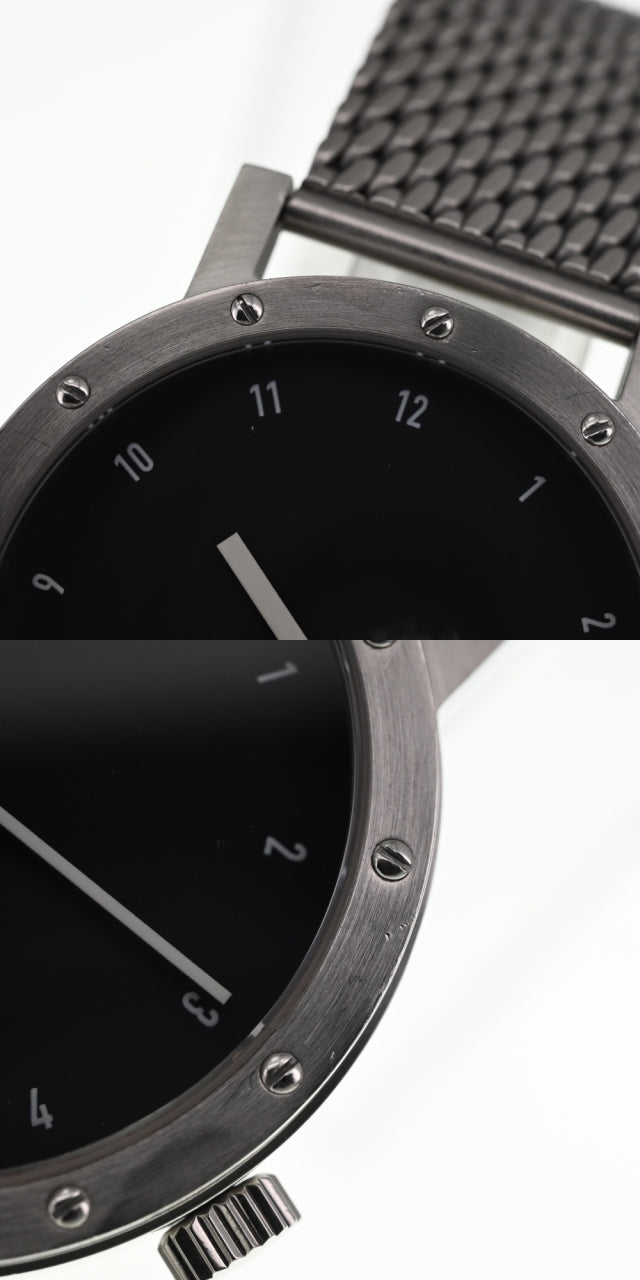 SCHAUER Kleine Schauer see-through back black Dial Hand Winding Men's
 Watch M#137788