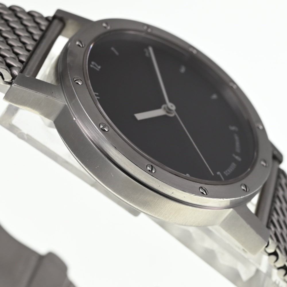 SCHAUER Kleine Schauer see-through back black Dial Hand Winding Men's
 Watch M#137788