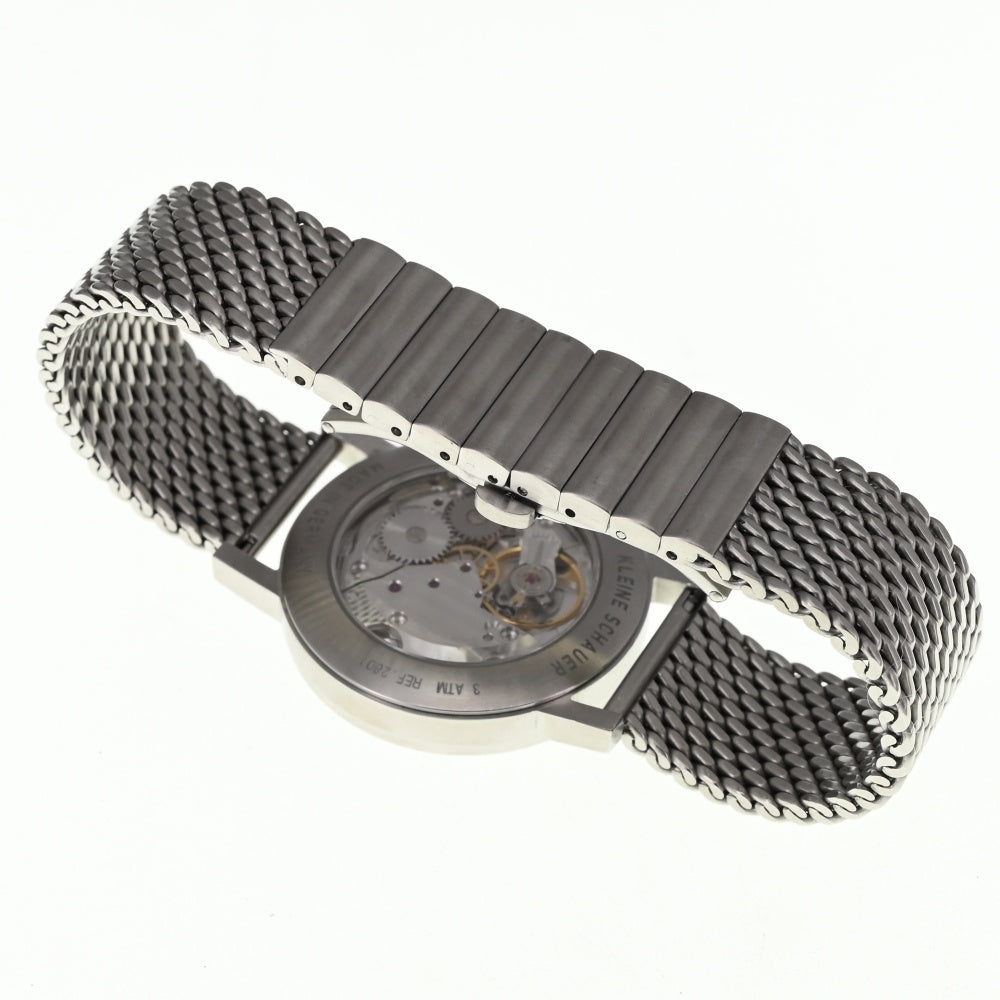 SCHAUER Kleine Schauer see-through back black Dial Hand Winding Men's
 Watch M#137788