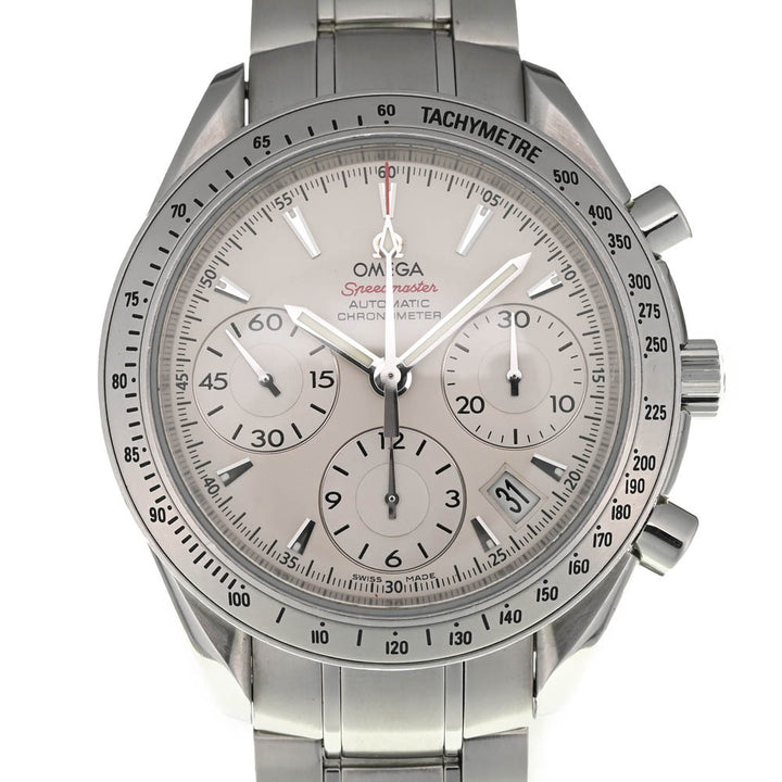 with paper OMEGA Speedmaster 323.10.40.40.02.001 Chronograph Date Silver Dial Automatic Men's
 Watch N#137789