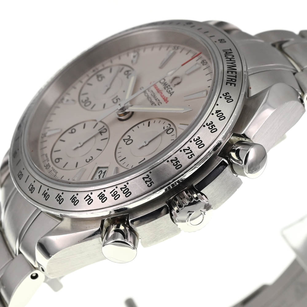 with paper OMEGA Speedmaster 323.10.40.40.02.001 Chronograph Date Silver Dial Automatic Men's
 Watch N#137789