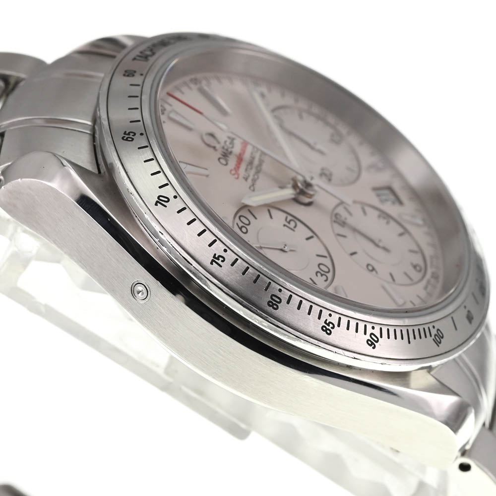 with paper OMEGA Speedmaster 323.10.40.40.02.001 Chronograph Date Silver Dial Automatic Men's
 Watch N#137789