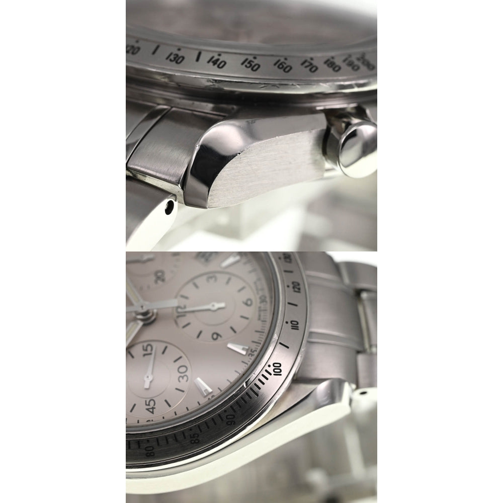 with paper OMEGA Speedmaster 323.10.40.40.02.001 Chronograph Date Silver Dial Automatic Men's
 Watch N#137789