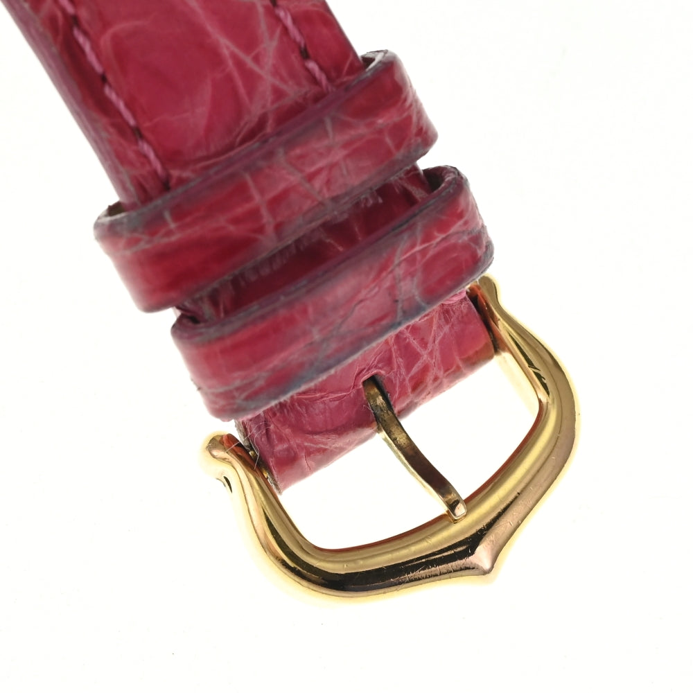 with paper CARTIER Must tank Vermeille 5057001 SV925 (Gold Plated) / Leather Ivory Dial Quartz Ladies
 Watch M#137799