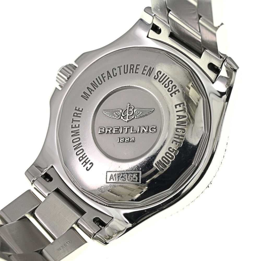 with paper BREITLING Super Ocean II A17365 Date blue Dial Automatic Men's
 Watch N#137807