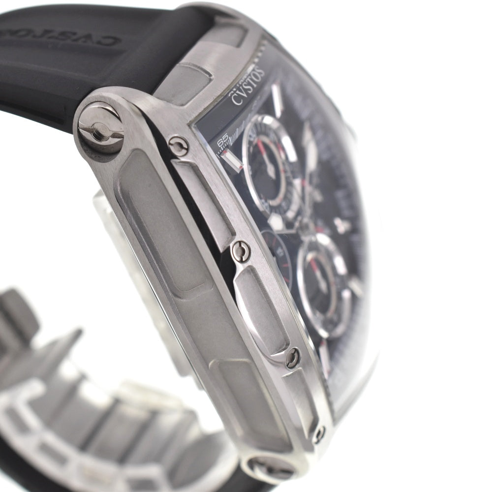 with paper CVSTOS Challenge Chrono II CVT-CHR2 ST skeleton Dial Automatic Men's
 Watch M#137814