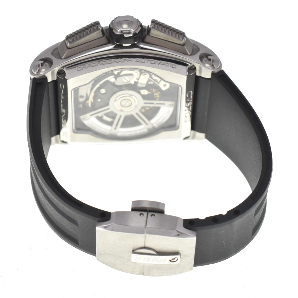 with paper CVSTOS Challenge Chrono II CVT-CHR2 ST skeleton Dial Automatic Men's
 Watch M#137814
