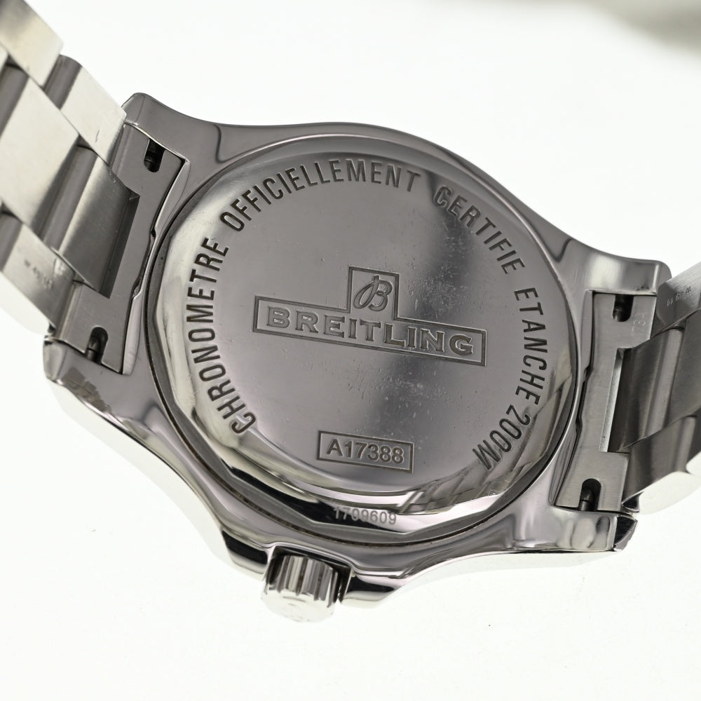 with paper BREITLING Colt A17388 Chronometer Date blue Dial Automatic Men's
 Watch M#137816