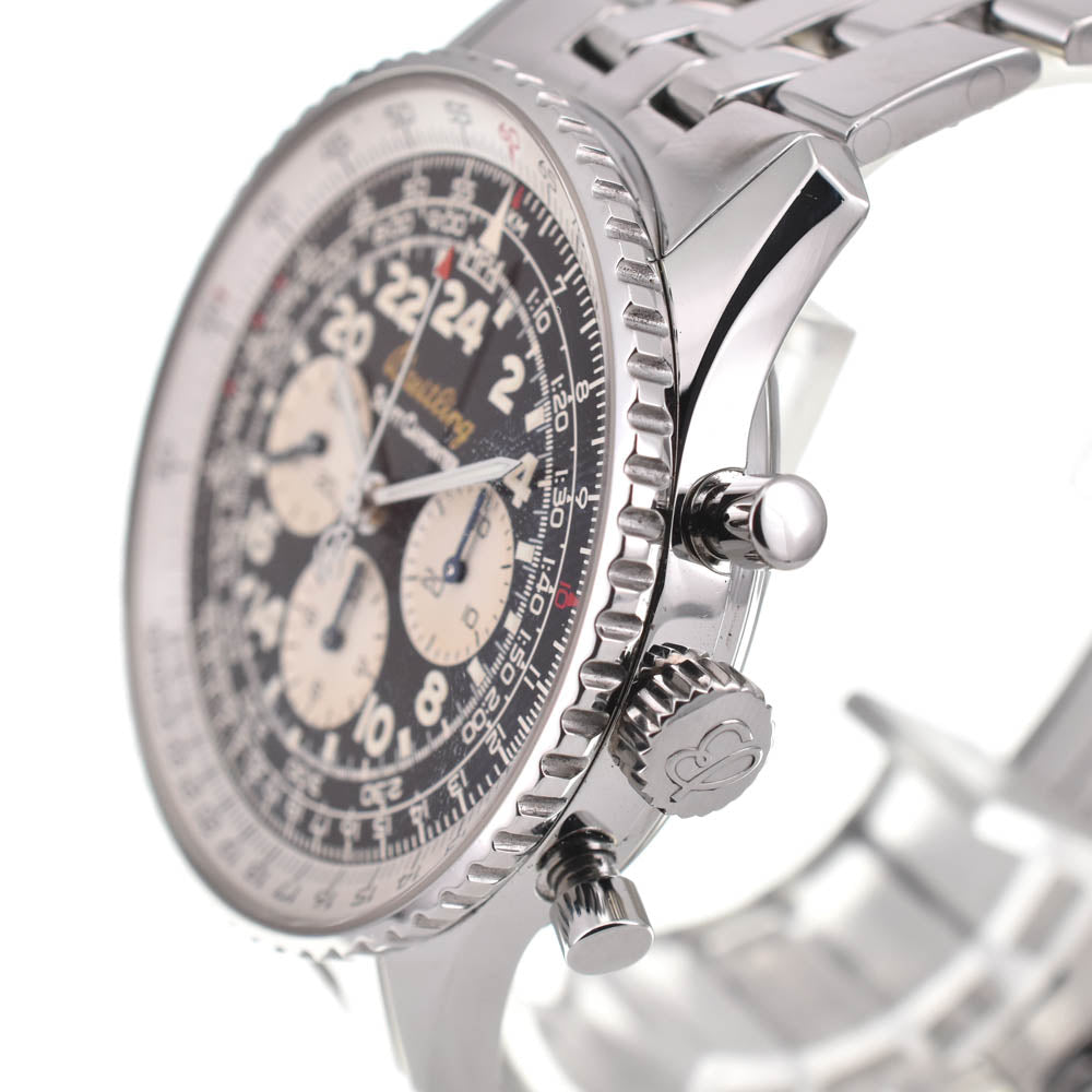 BREITLING Navitimer Cosmo Note A12022 Scott Carpenter Black / Silver Dial Hand Winding Men's
 Watch N#137817