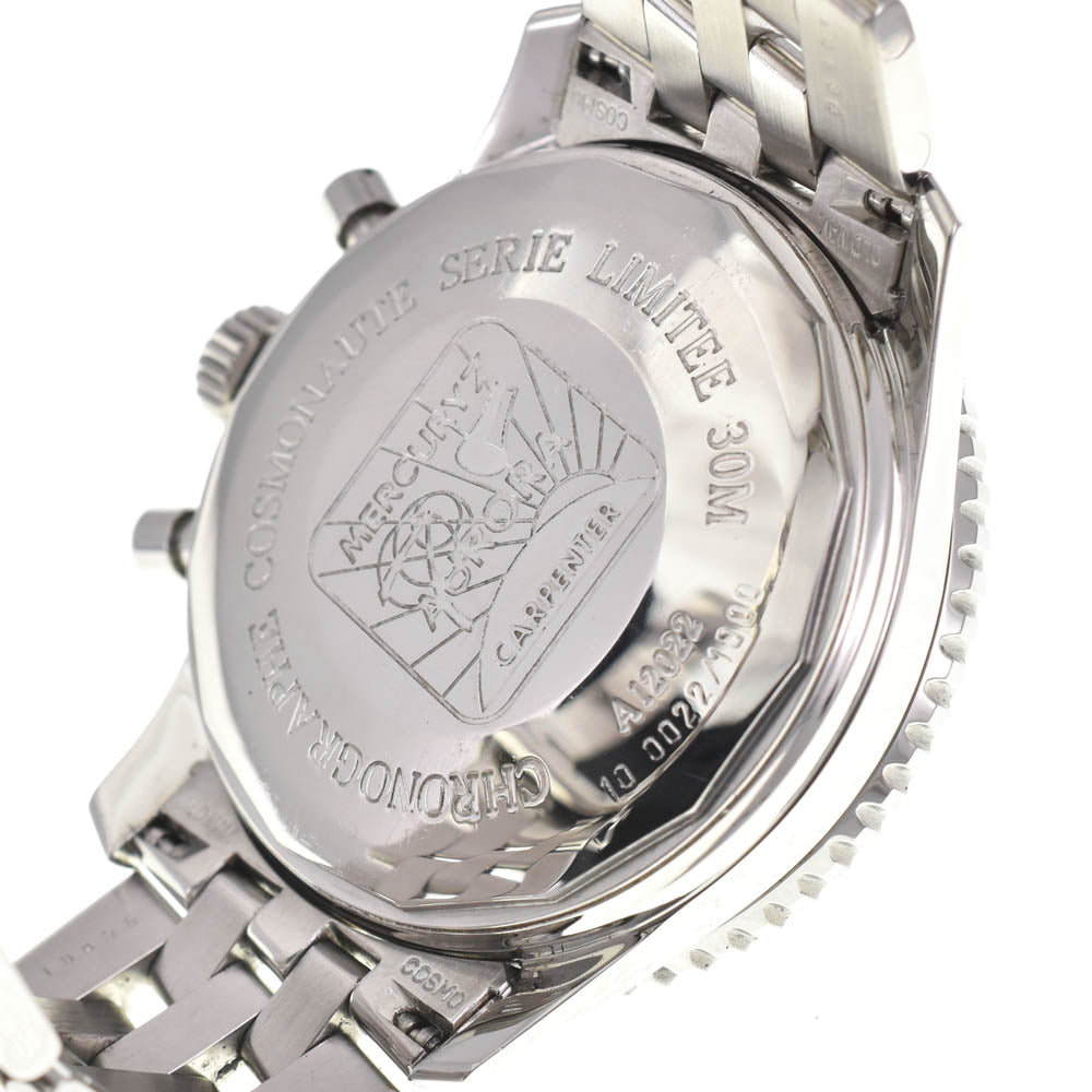 BREITLING Navitimer Cosmo Note A12022 Scott Carpenter Black / Silver Dial Hand Winding Men's
 Watch N#137817