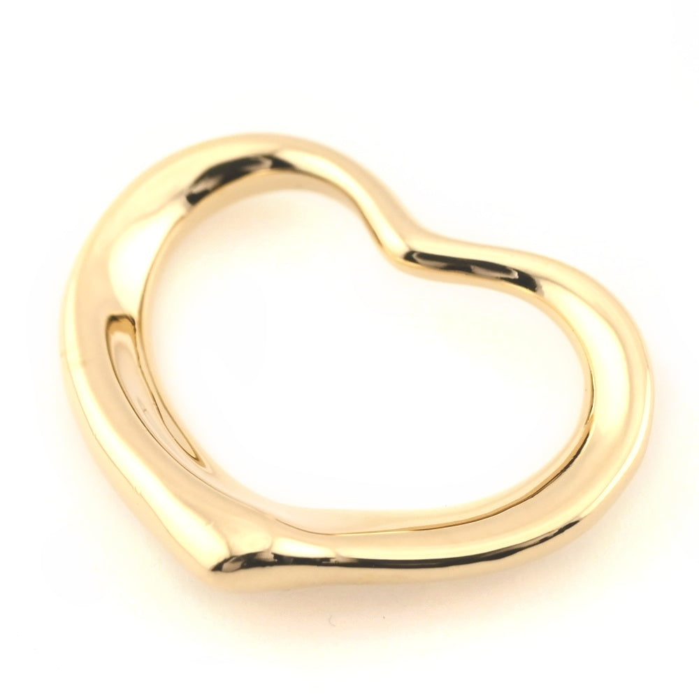 TIFFANY&Co. Open Heart Pendant Top K18YG Ladies
 jewelry S#137832