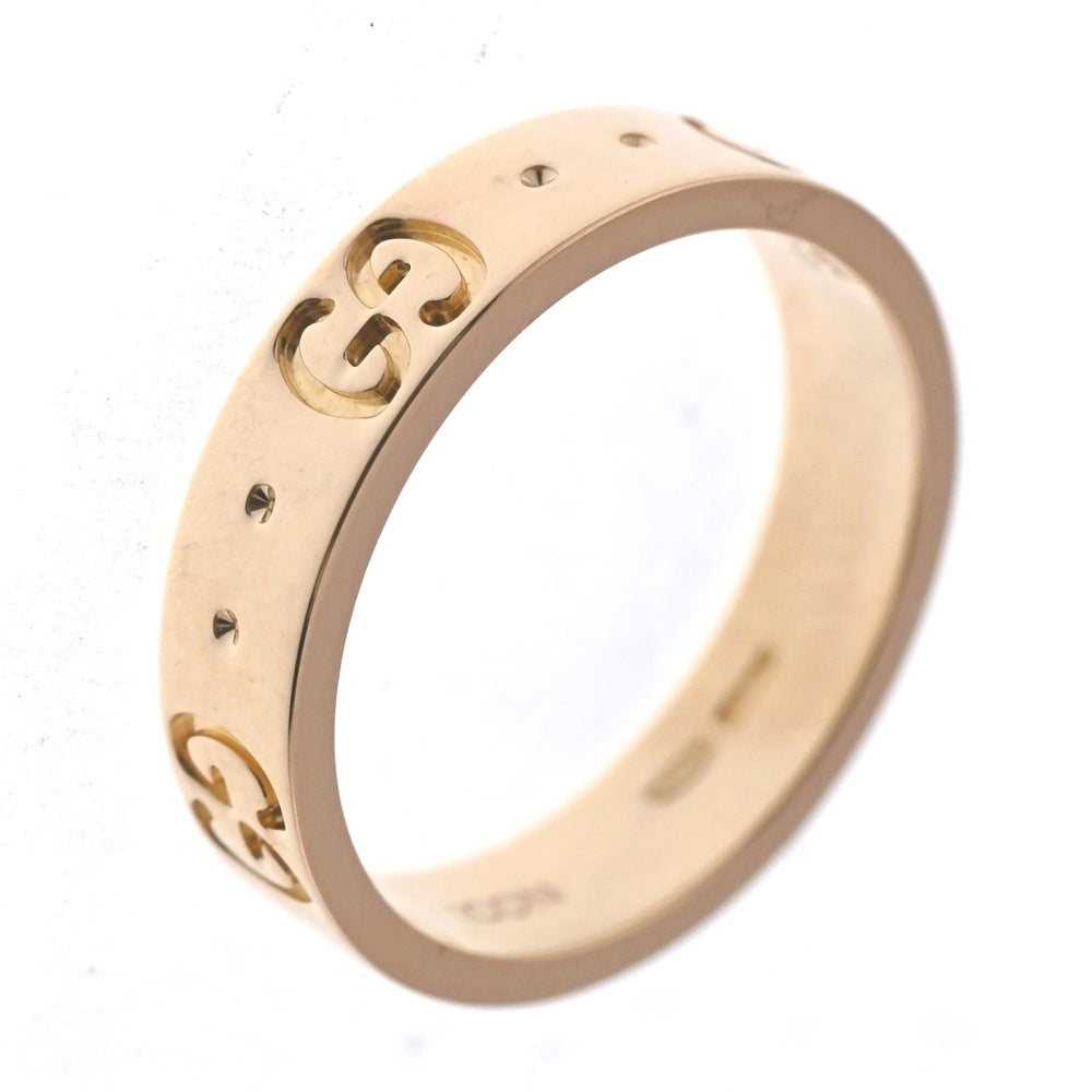 GUCCI Icon ring Size 47/JP7 K18YG Ladies
 jewelry S#137833