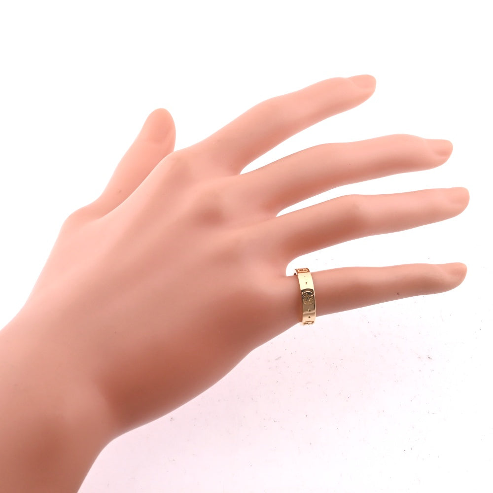 GUCCI Icon ring Size 47/JP7 K18YG Ladies
 jewelry S#137833
