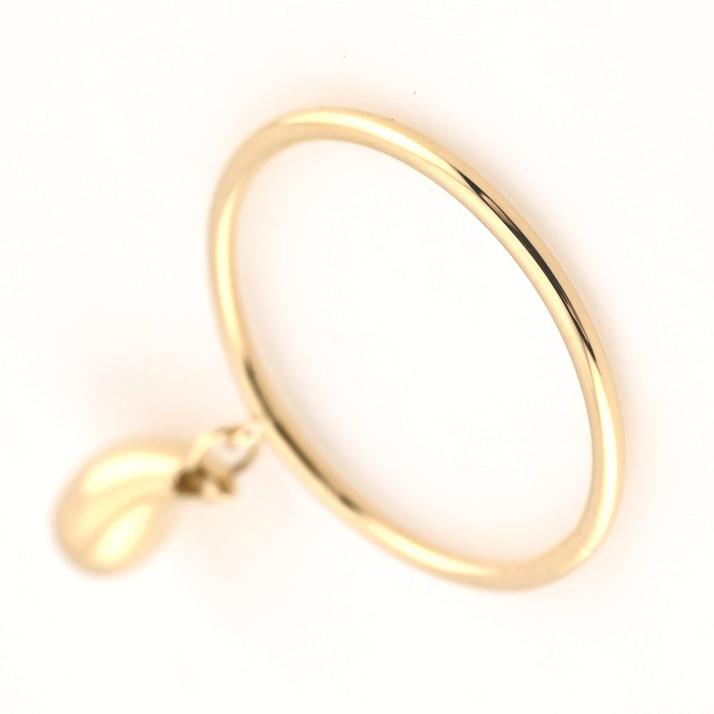 TIFFANY&Co. Teardrop ring Size 52/JP12 K18YG Ladies
 jewelry S#137838