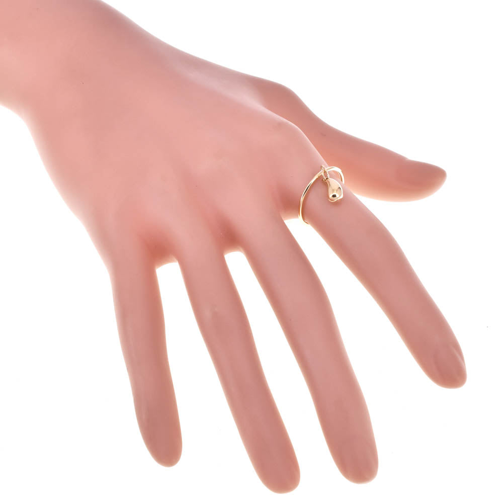 TIFFANY&Co. Teardrop ring Size 52/JP12 K18YG Ladies
 jewelry S#137838