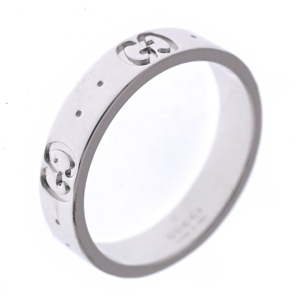 GUCCI Icon ring Size 49/JP9 K18WG Ladies
 jewelry S#137839