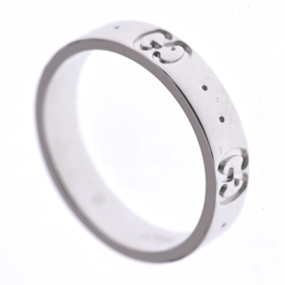 GUCCI Icon ring Size 49/JP9 K18WG Ladies
 jewelry S#137839