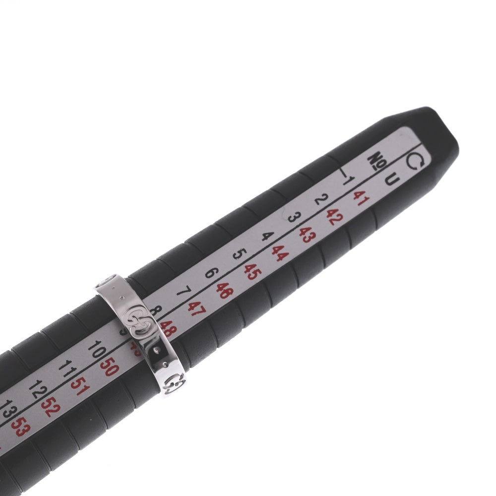 GUCCI Icon ring Size 49/JP9 K18WG Ladies
 jewelry S#137839