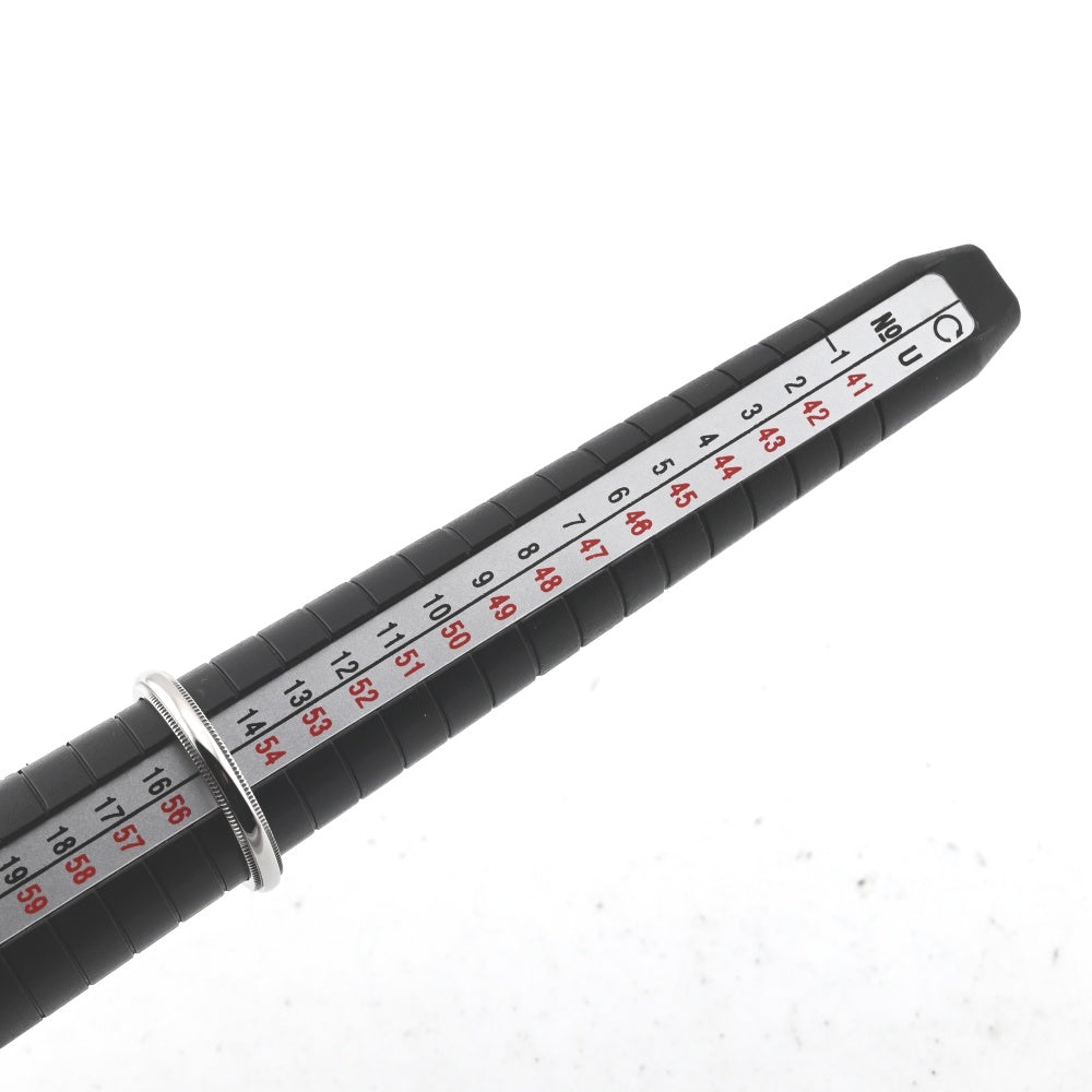 TIFFANY&Co. Milgrain ring Size 55/JP15 Pt950 Ladies
 jewelry S#137841