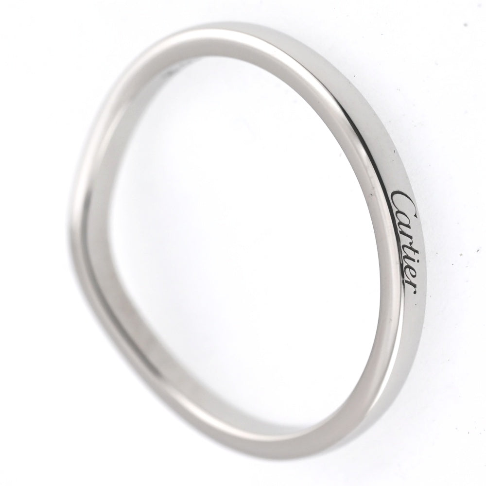 CARTIER Wedding band rings Size 54/JP14 Pt950 Ladies
 jewelry S#137845