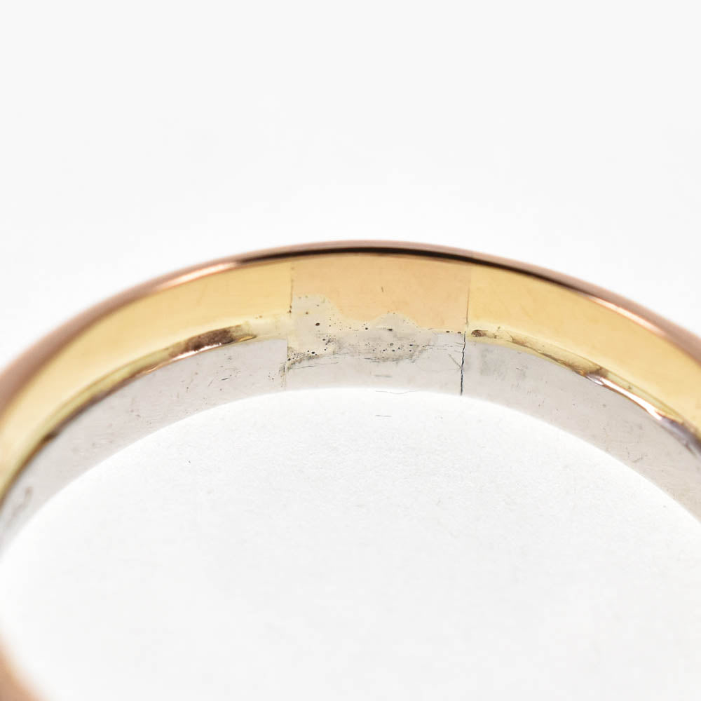 CELINE ring Size 56/JP16 K18YG/Pt900 Diamond Ladies
 jewelry S#137855