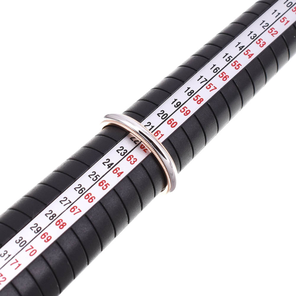 TIFFANY&Co. Milgrain ring Size 62/JP22 K18YG/Pt950 Ladies
 jewelry S#137858