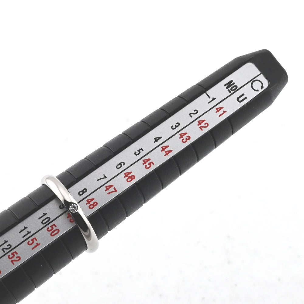 CARTIER Wedding Band 1PD Ring Size 49/JP9 Pt950 Ladies
 jewelry S#137872