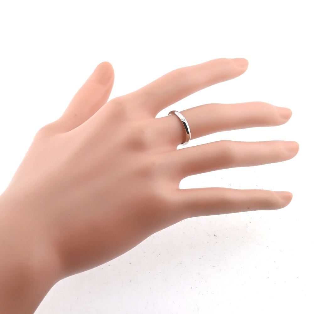 CARTIER Wedding Band 1PD Ring Size 49/JP9 Pt950 Ladies
 jewelry S#137872